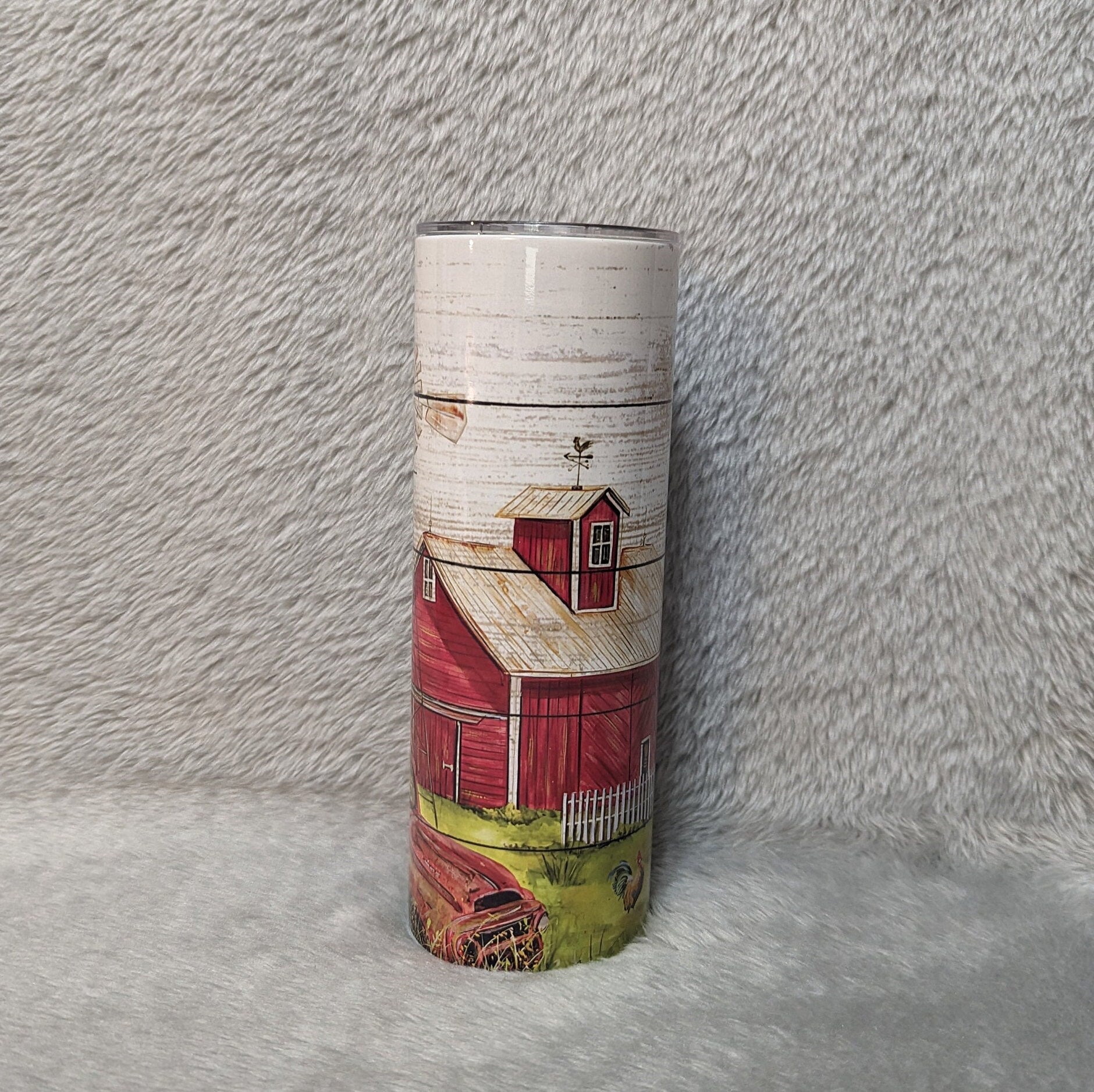 Life Is Better On The Farm Tumbler 20oz With Reusable Straw