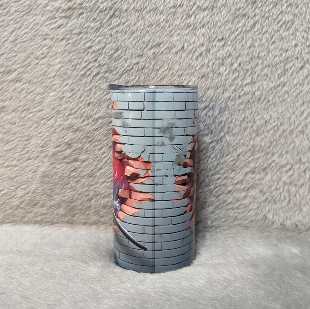 Kids Shark Tumbler 15oz With Reusable Straw, Can Be Personalized