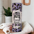 Epilepsy Warrior Tumbler 20oz With Reusable Straw, Can Be Personalized