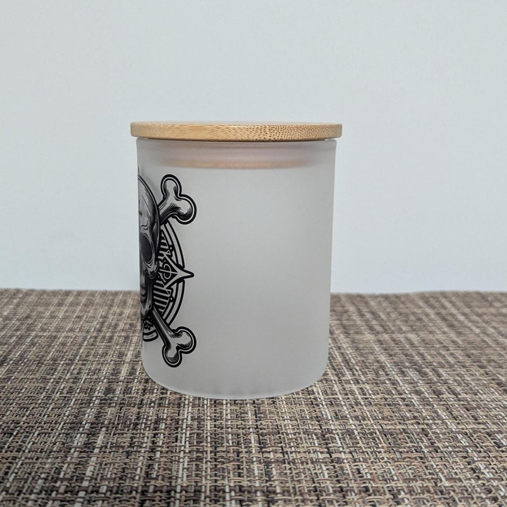 Skull Candle Holder With A Battery Operated Flickering Tea Light