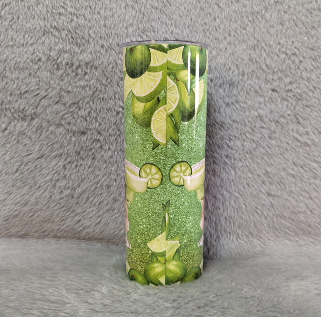 Margarita Gnome Tumbler 20oz With Reusable Straw, Can Be Personalized