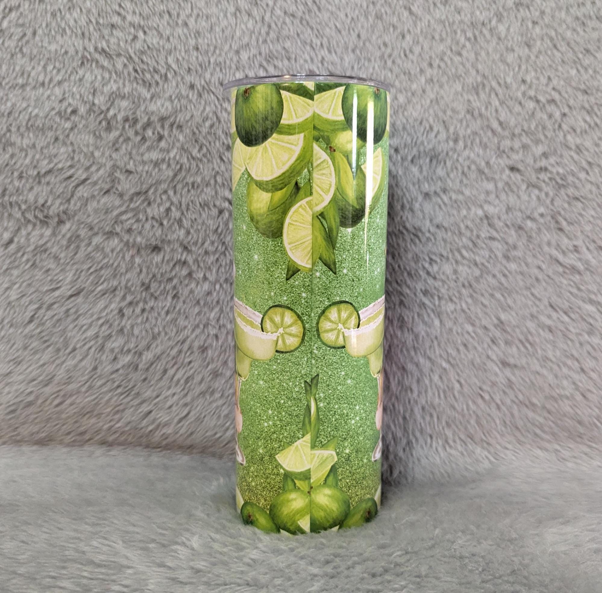 Margarita Gnome Tumbler 20oz With Reusable Straw, Can Be Personalized