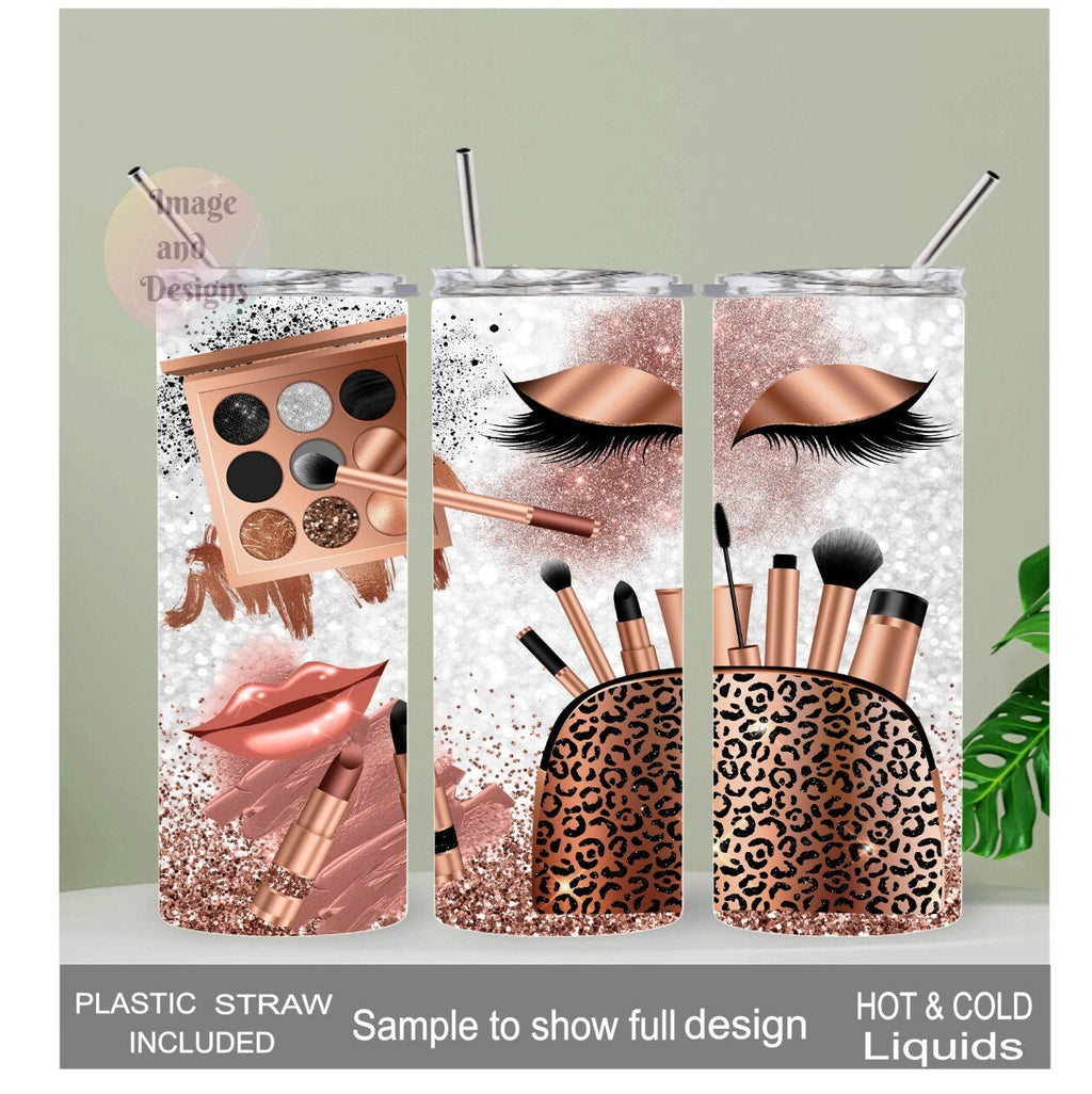 Cosmetologist Tumbler 20oz With Reusable Straw, Can Be Personalized