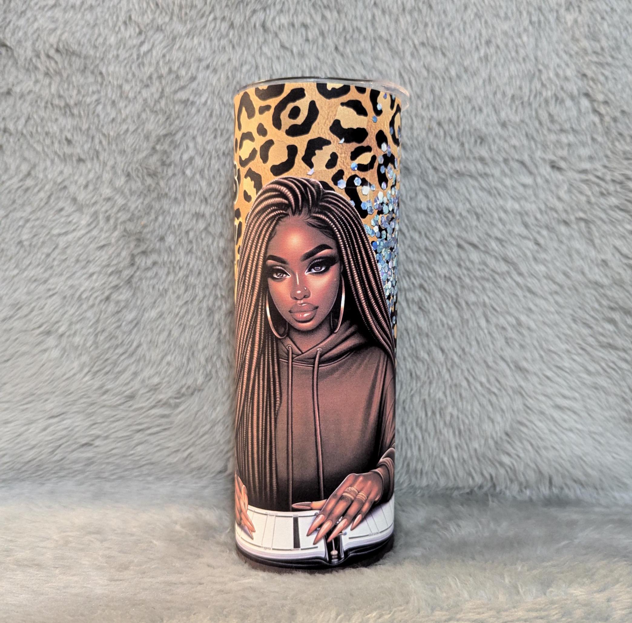Boss Lady Tumbler 20oz With Reusable Straw, Can Be Personalized