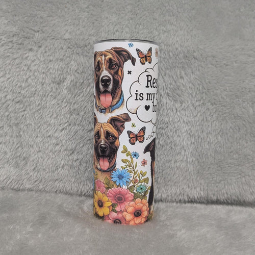 Animal Rescue Tumbler 20oz With Reusable Straw