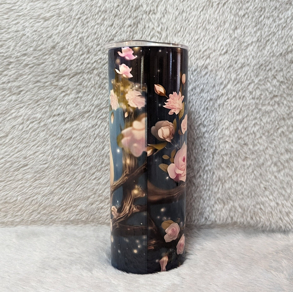 Sloth Tumbler 20oz With Reusable Straw, Can Be Personalized