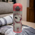 Kids Unicorn Water Bottle 12oz With Reusable Straw Can Be Personalized