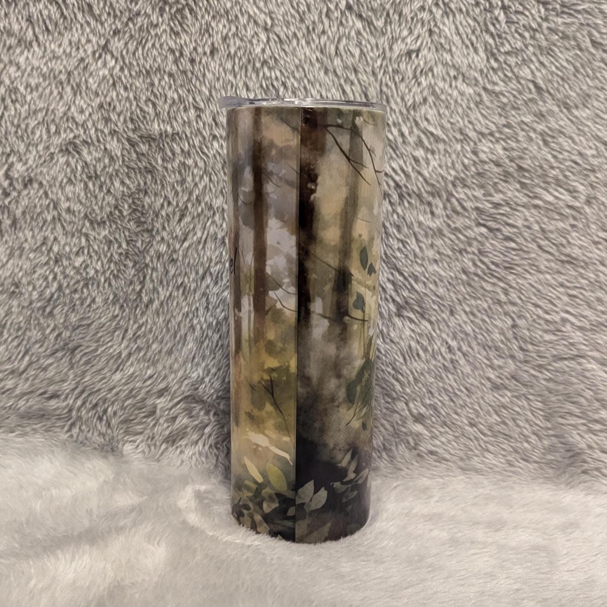 German Shepherd Tumbler 20oz With Reusable Straw, Can Be Personalized
