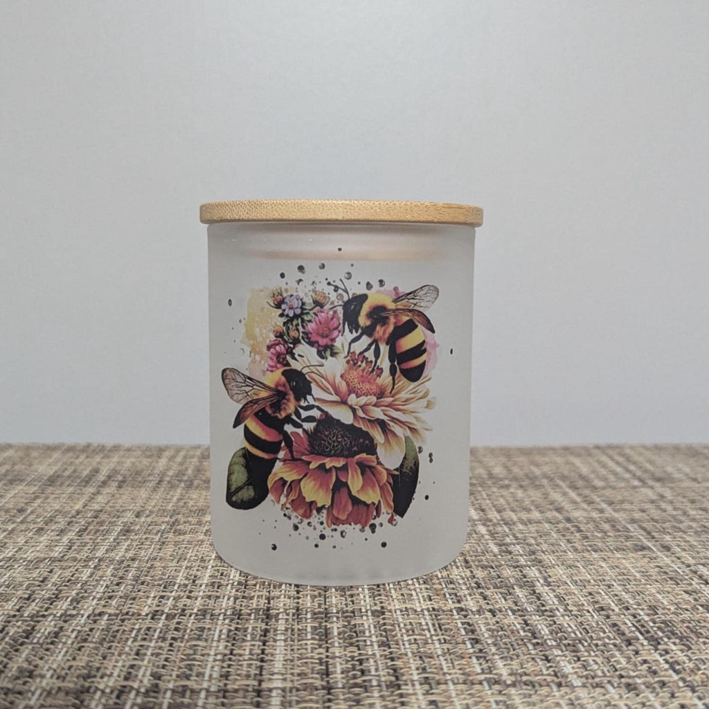Bee Candle Holder With A Battery Operated Flickering Tea Light