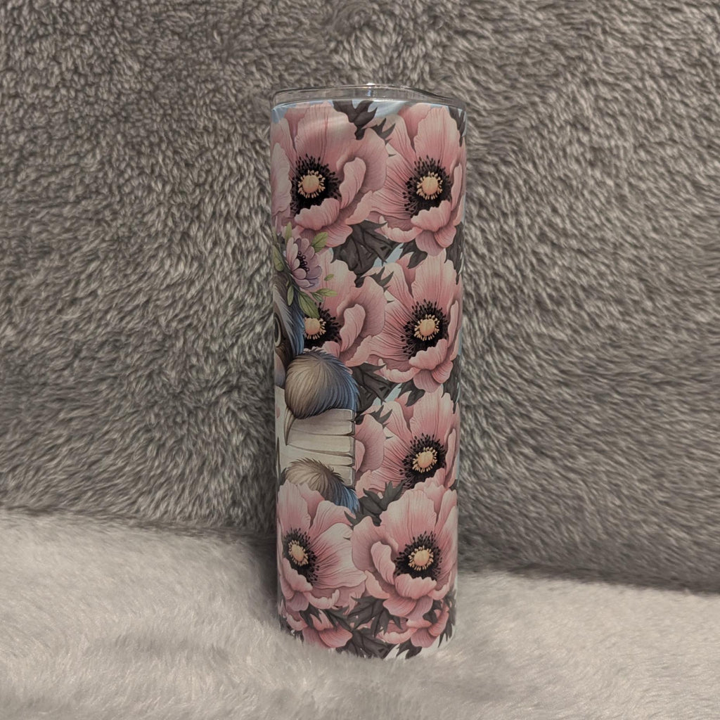 Best Mom Sloth Tumbler 20oz With Reusable Straw, Can Be Personalized