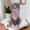 Bat Tumbler 20oz With Reusable Straw, Can Be Personalized