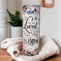 You Are Loved Inspirational Tumbler 20oz With Reusable Straw