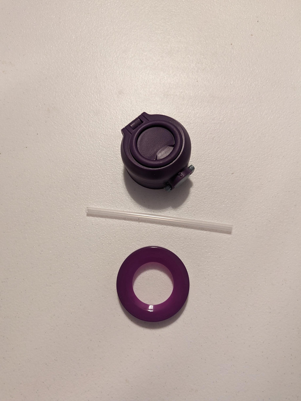 1 piece set of kids water bottle lid, straw and silicone bottom Replacements