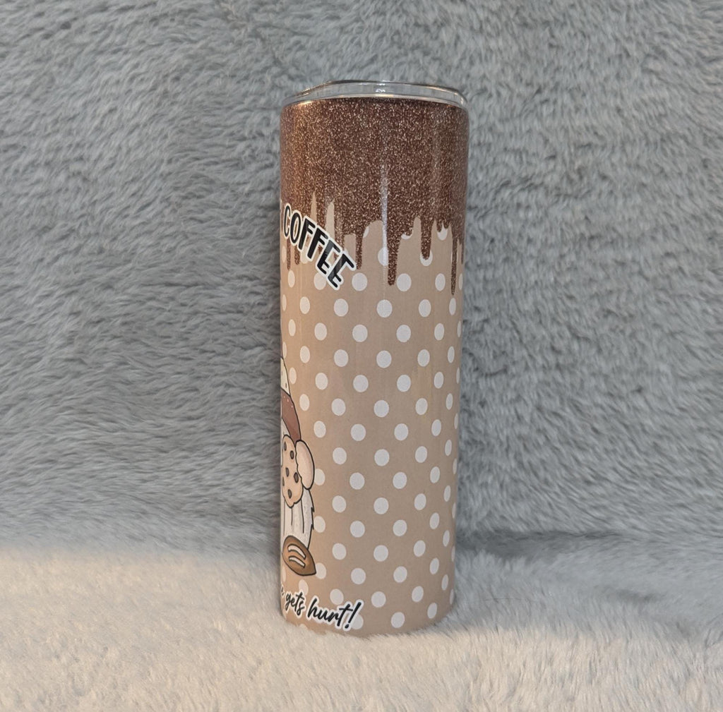 Give Me My Coffee and Gnome One Gets Hurts Gnome Tumbler 20oz With Reusable Straw