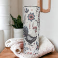 Country Chicken & Rooster Tumbler 20oz With Reusable Straw
