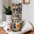 Jesus Is The Anchor Of My Soul Tumbler 20oz With Reusable Straw