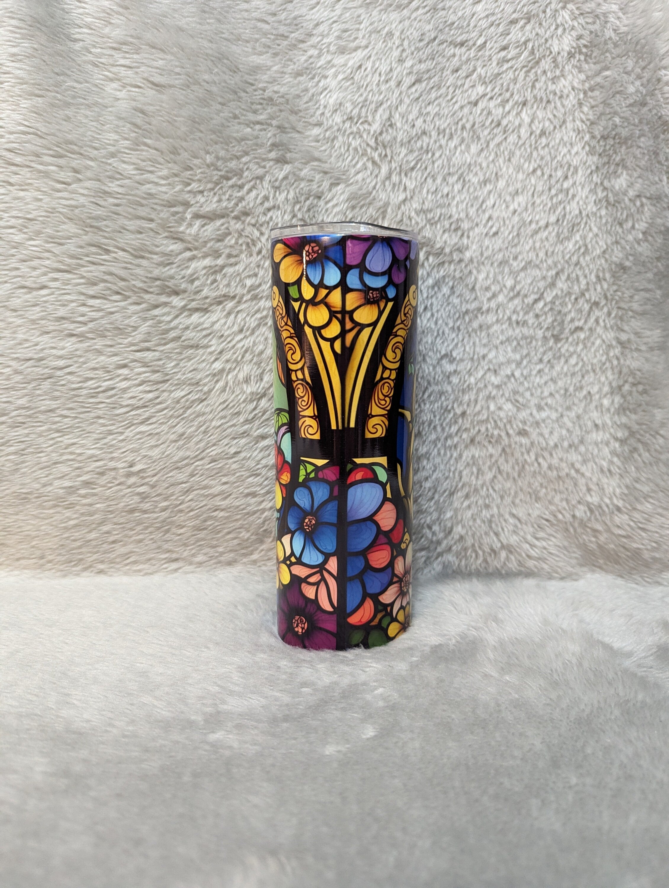 Monkey Tumbler 20oz With Reusable Straw, Can Be Personalized