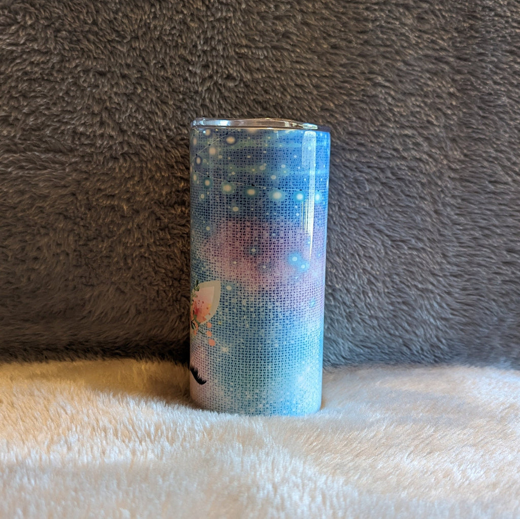 Kids Unicorn Tumbler With A Cute Sparkle Design 15oz With Reusable Straw, Can Be Personalized