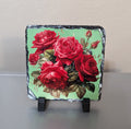 Slate Rose Picture with Display Legs
