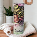 Empowering Woman Tumbler 20oz With Reusable Straw, Can Be Personalized