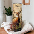 Buck Tumbler 20oz With Reusable Straw, Can Be Personalized