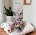 Sea Turtle Tumbler 20oz With Reusable Straw, Can Be Personalized