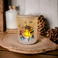 Bee Candle Holder With A Battery Operated Flickering Tea Light
