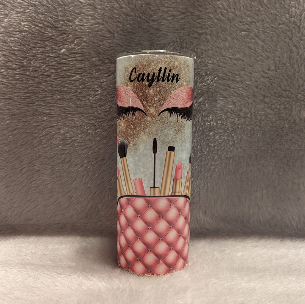 Cosmetologist Tumbler 20oz With Reusable Straw, Can Be Personalized