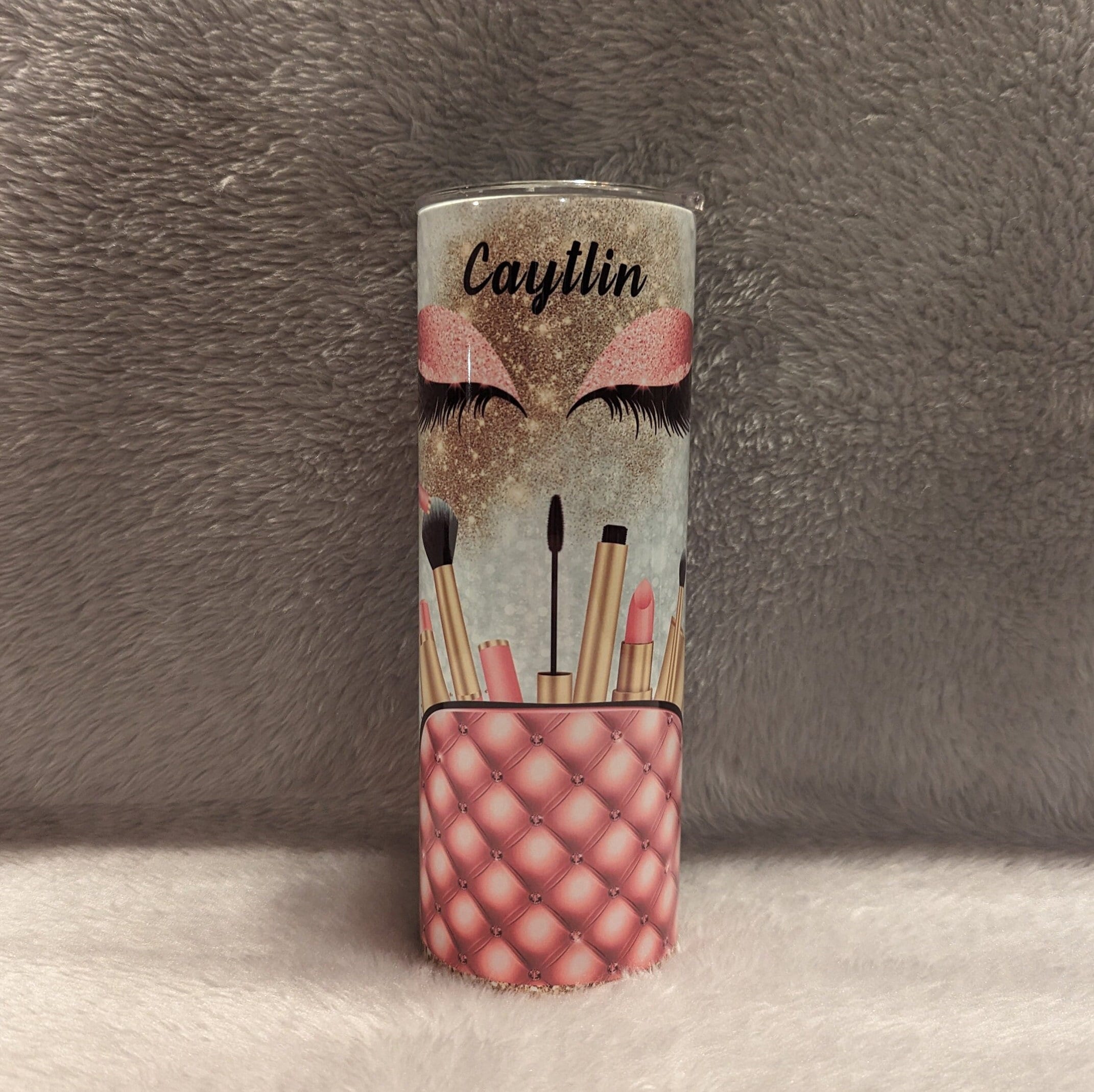 Cosmetologist Tumbler 20oz With Reusable Straw, Can Be Personalized