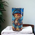 Kids Pirate Tumbler 15oz With Reusable Straw, Can Be Personalized