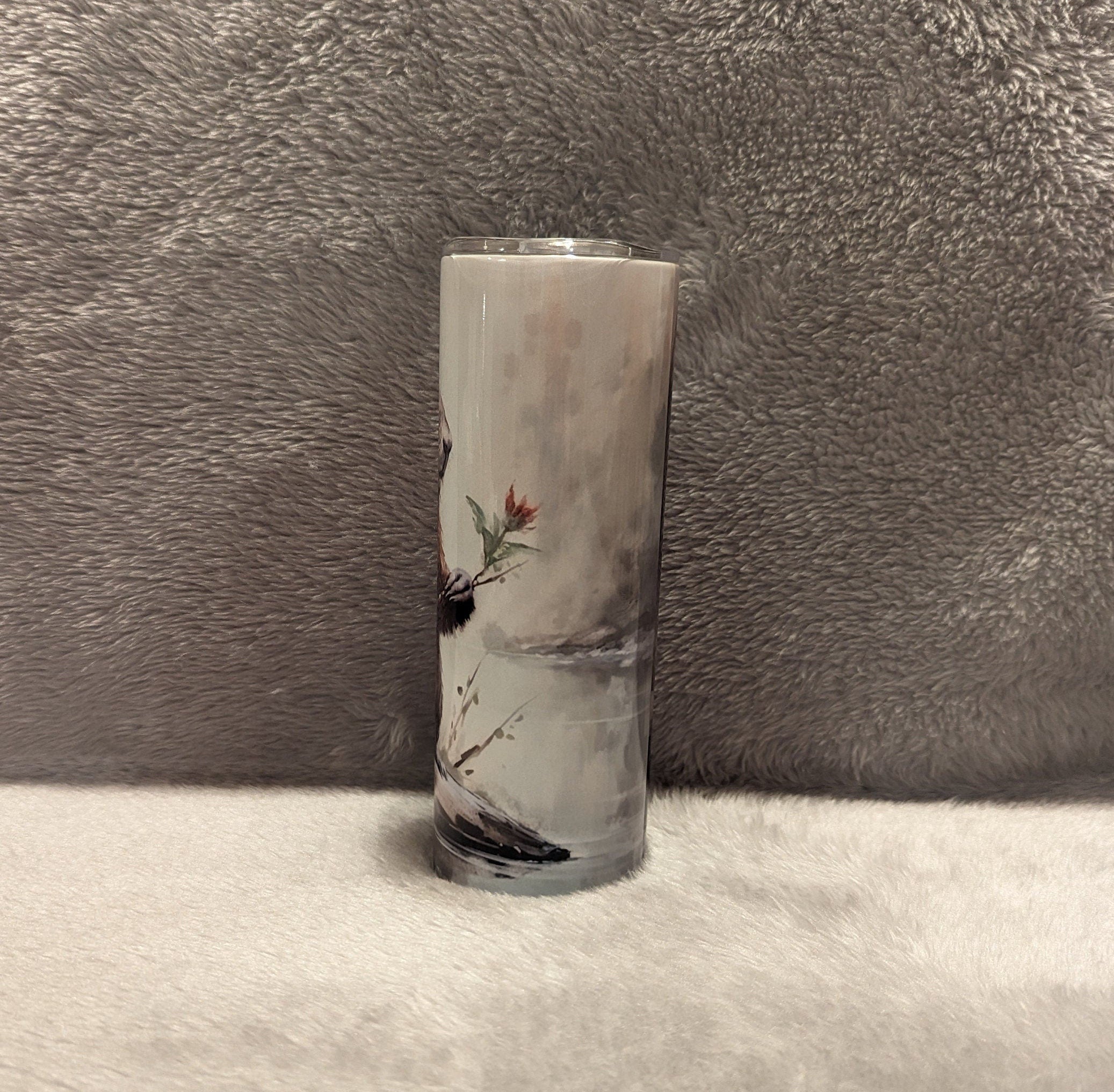 Beaver Tumbler 20oz With Reusable Straw, Can Be Personalized