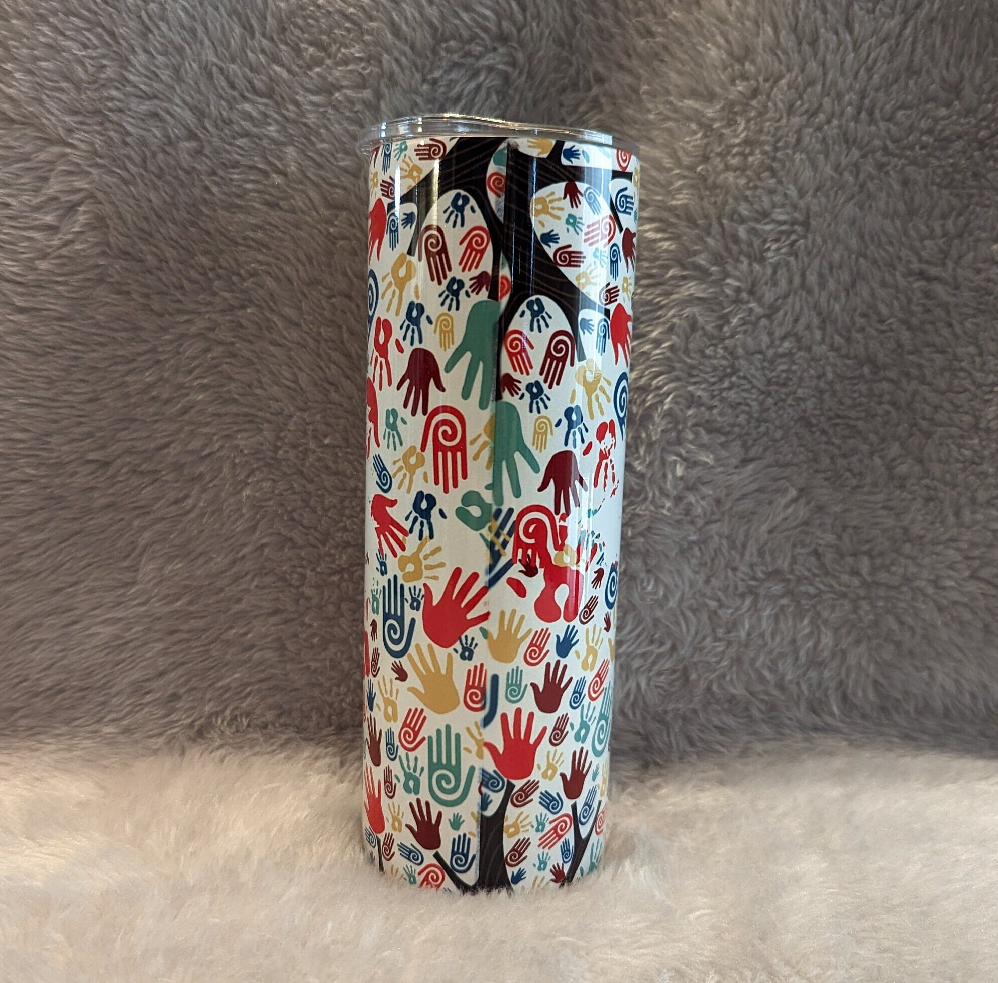Social Worker Tumbler 20oz With Reusable Straw, Can Be Personalized