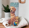 Labrador Retriever Dog Tumbler 20oz With Reusable Straw, Can Be Personalized