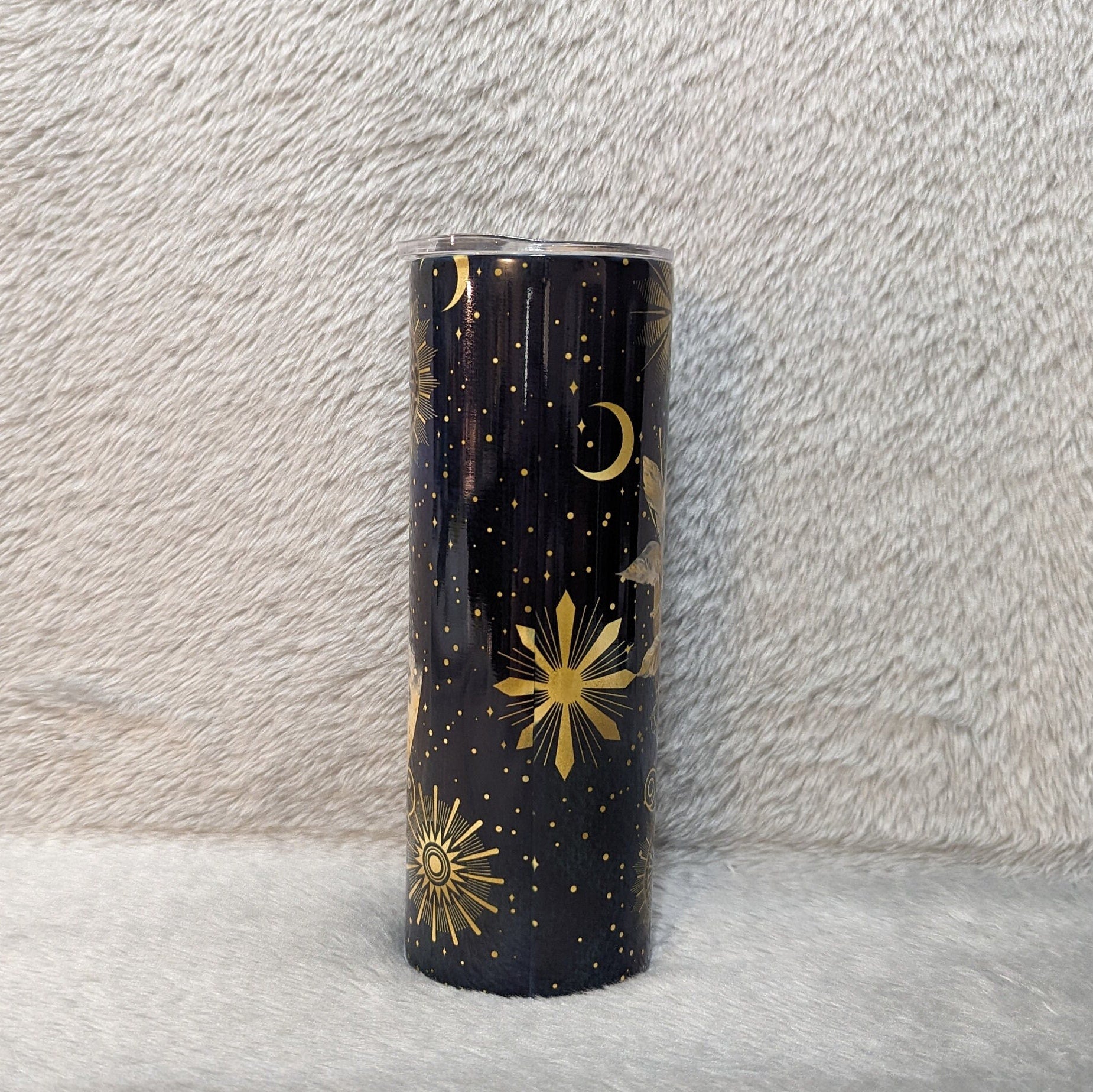 Owl Tumbler 20oz With Reusable Straw, Can Be Personalized