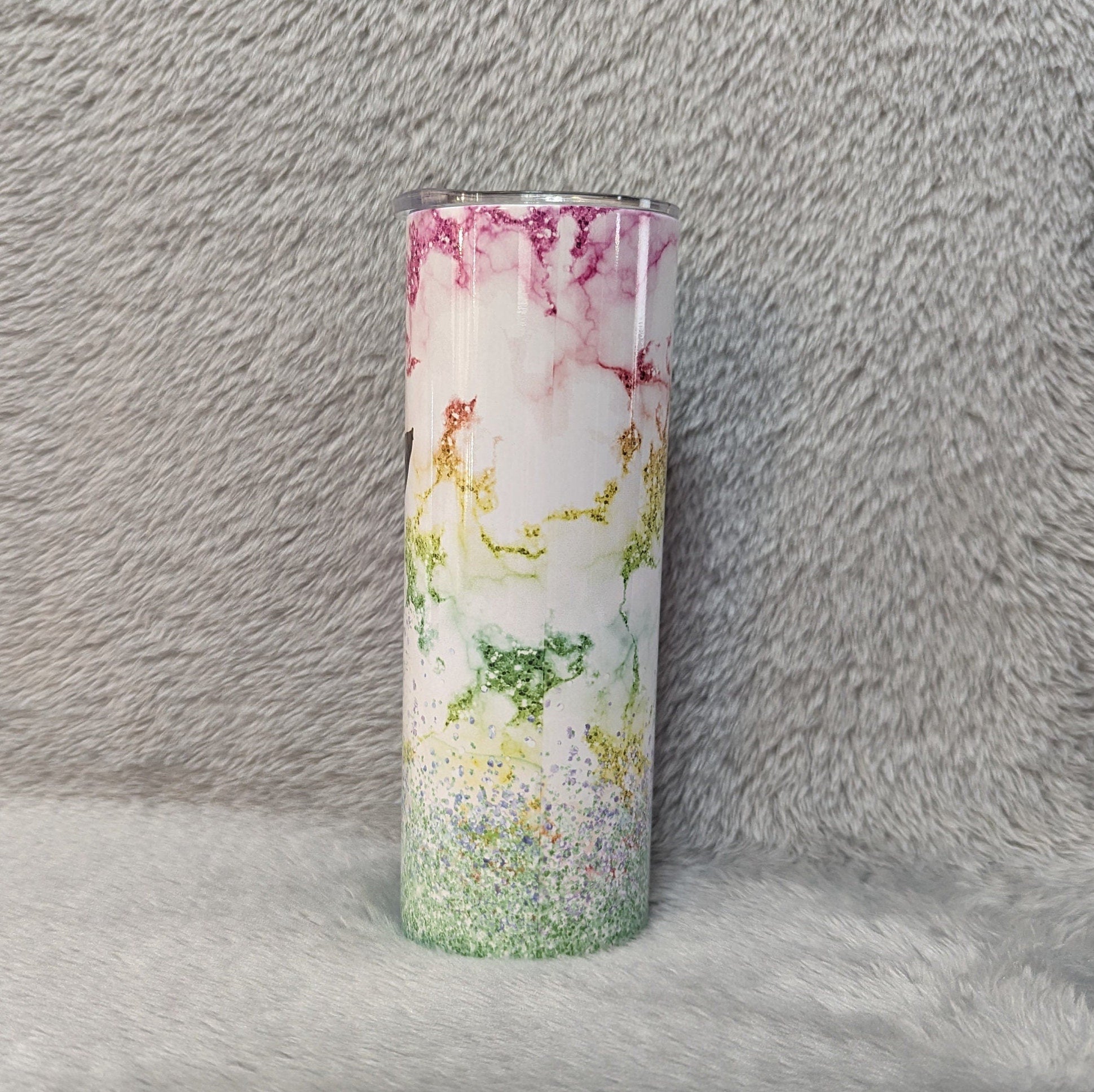 Empowering Woman Tumbler 20oz With Reusable Straw, Can Be Personalized