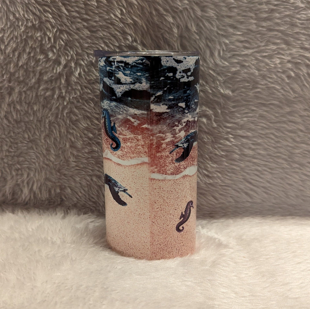 Kids Mermaid Tumbler 15oz With Reusable Straw, Can Be Personalized