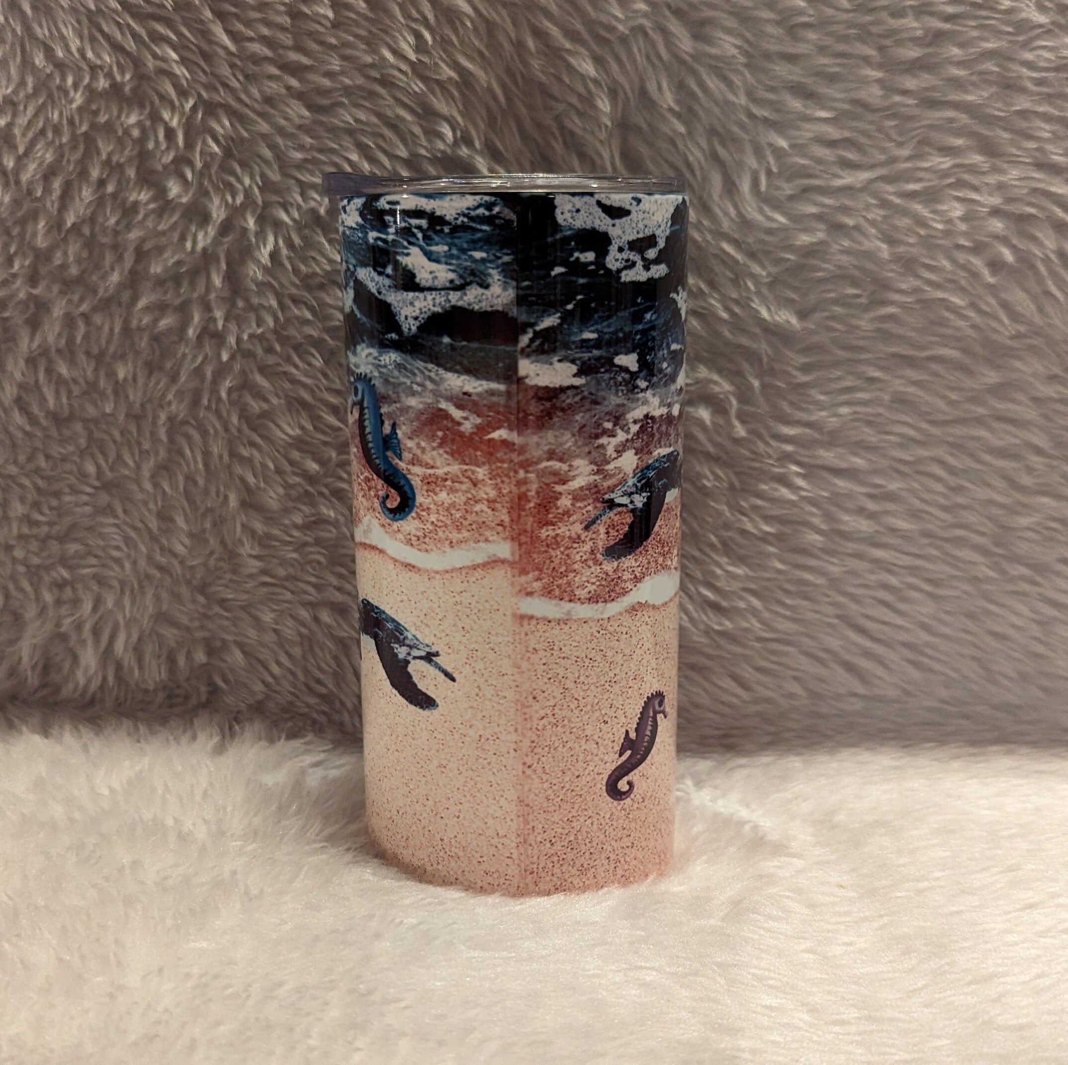 Kids Mermaid Tumbler 15oz With Reusable Straw, Can Be Personalized