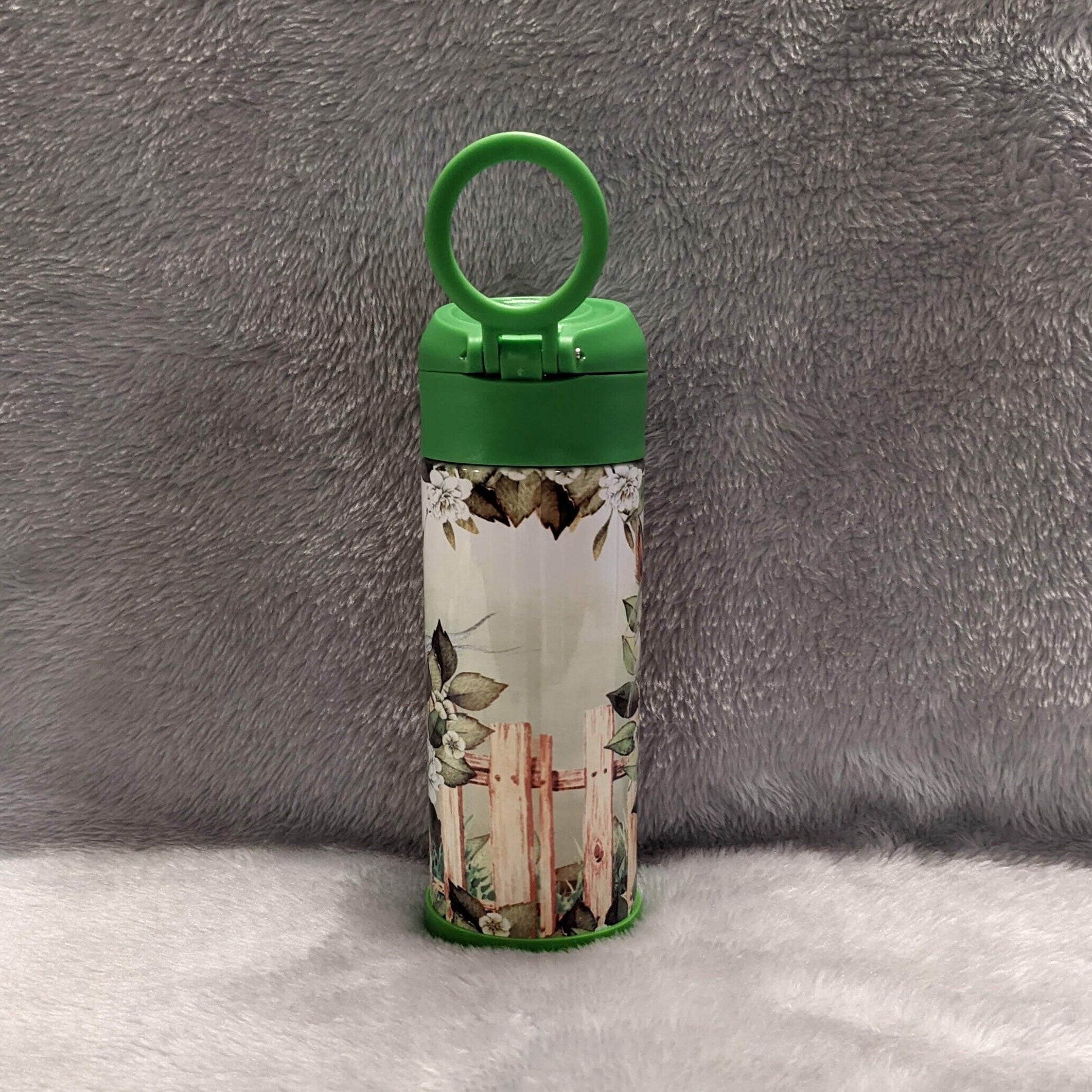 Kids Horse Water Bottle 12oz With Reusable Straw Can Be Personalized
