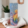 Colorful Snail Tumbler 20oz With Reusable Straw, Can Be Personalized
