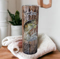 Fish Knowledge Tumbler With Fishing Rules 20oz With Reusable Straw, Can Be Personalized