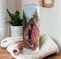 Farmhouse Chicken Tumbler 20oz With Reusable Straw, Can Be Personalized