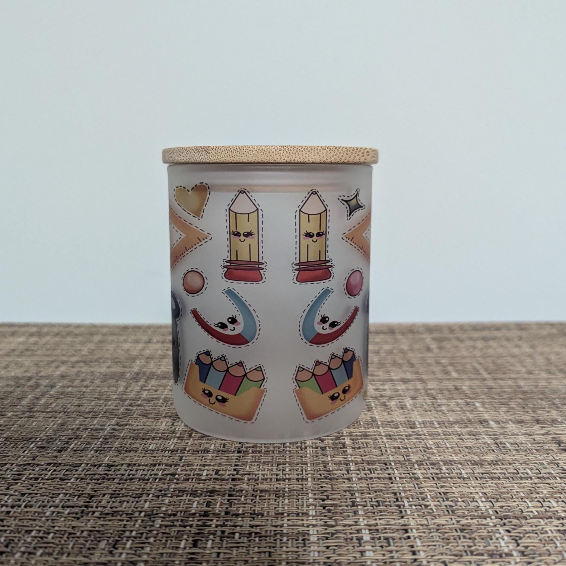 Teacher Inspired Candle Holder With A Battery Operated Flickering Tea Light