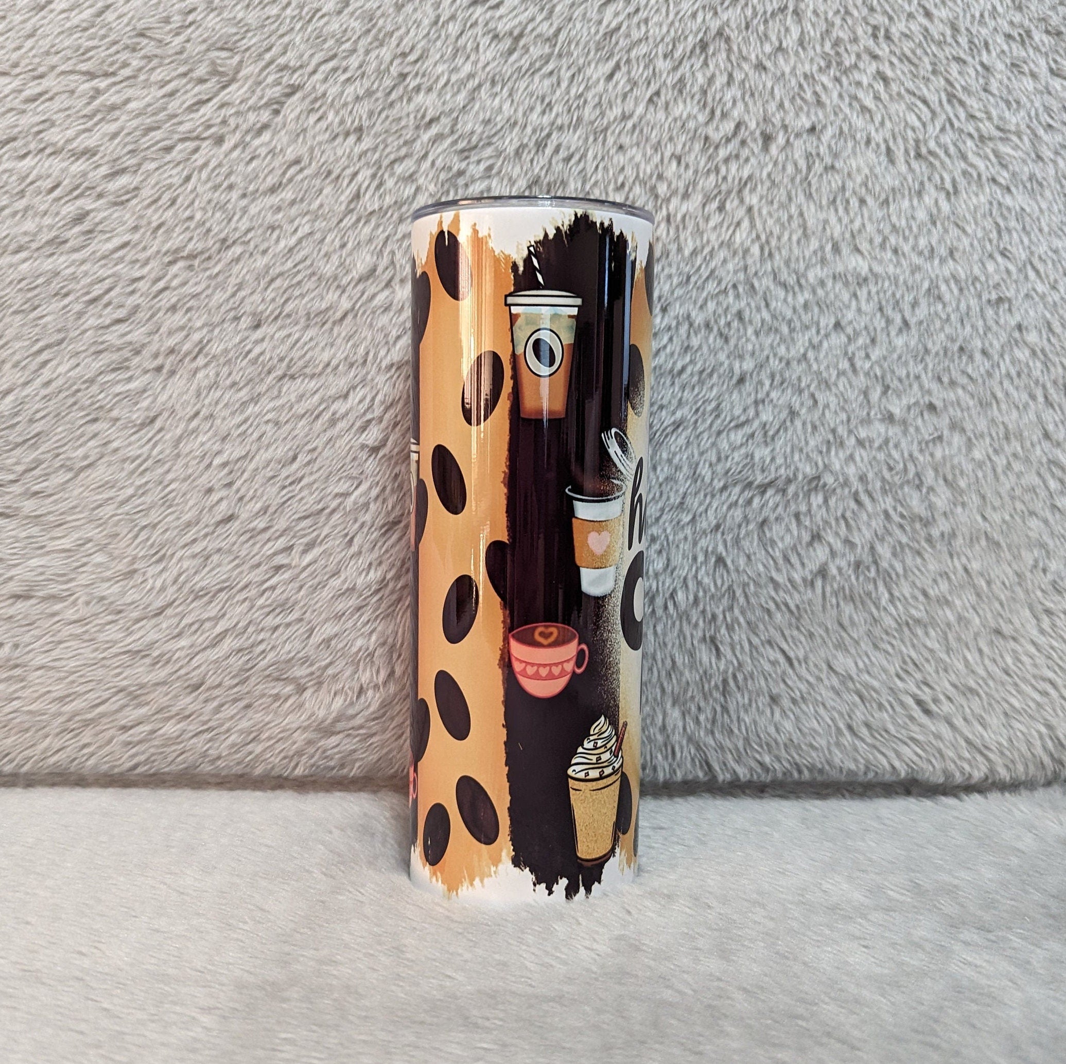 Life Happens Coffee Helps Coffee Tumbler 20oz With Reusable Straw