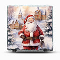 Slate Santa Picture With Display Legs