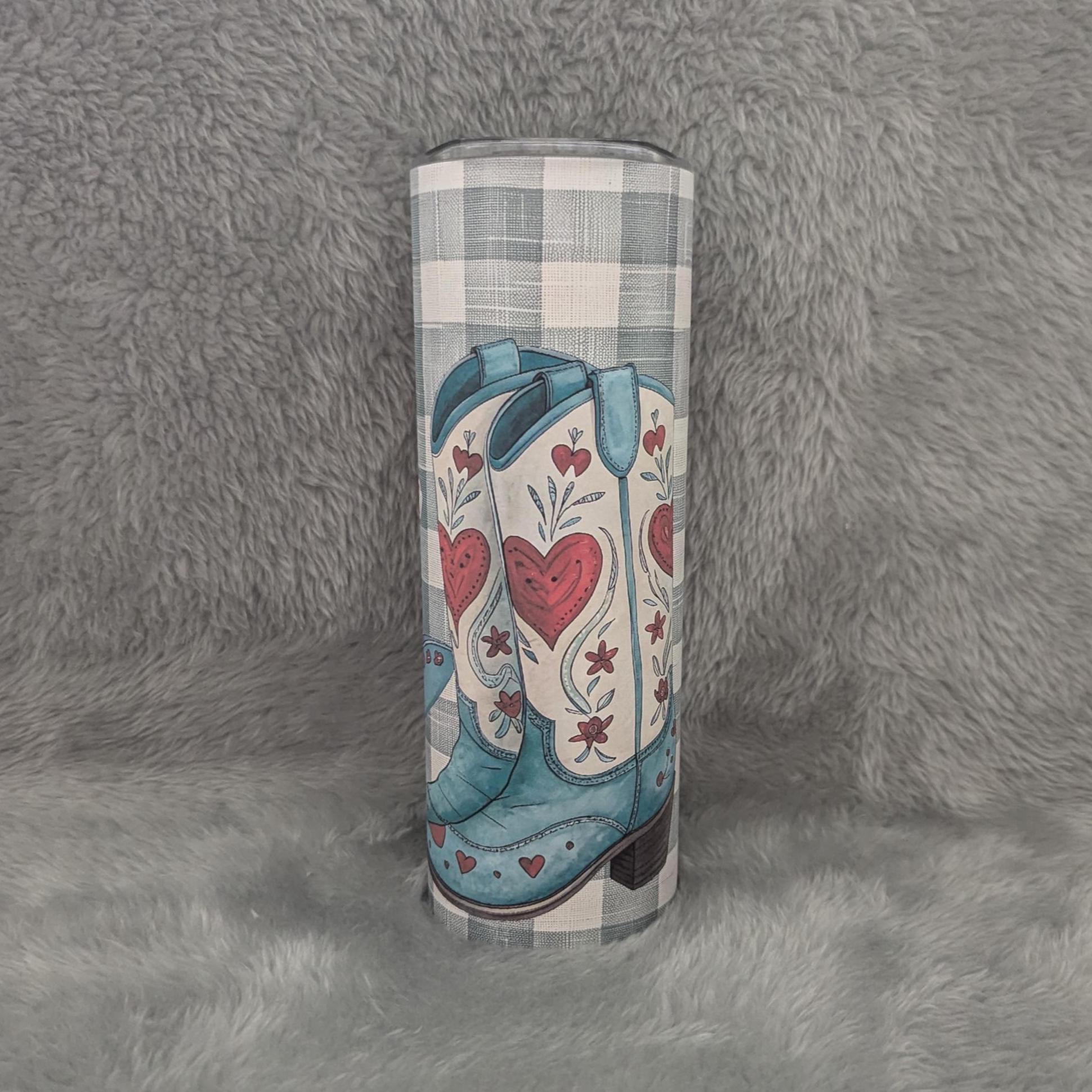 Country Girl Tumbler 20oz With Reusable Straw, Can Be Personalized