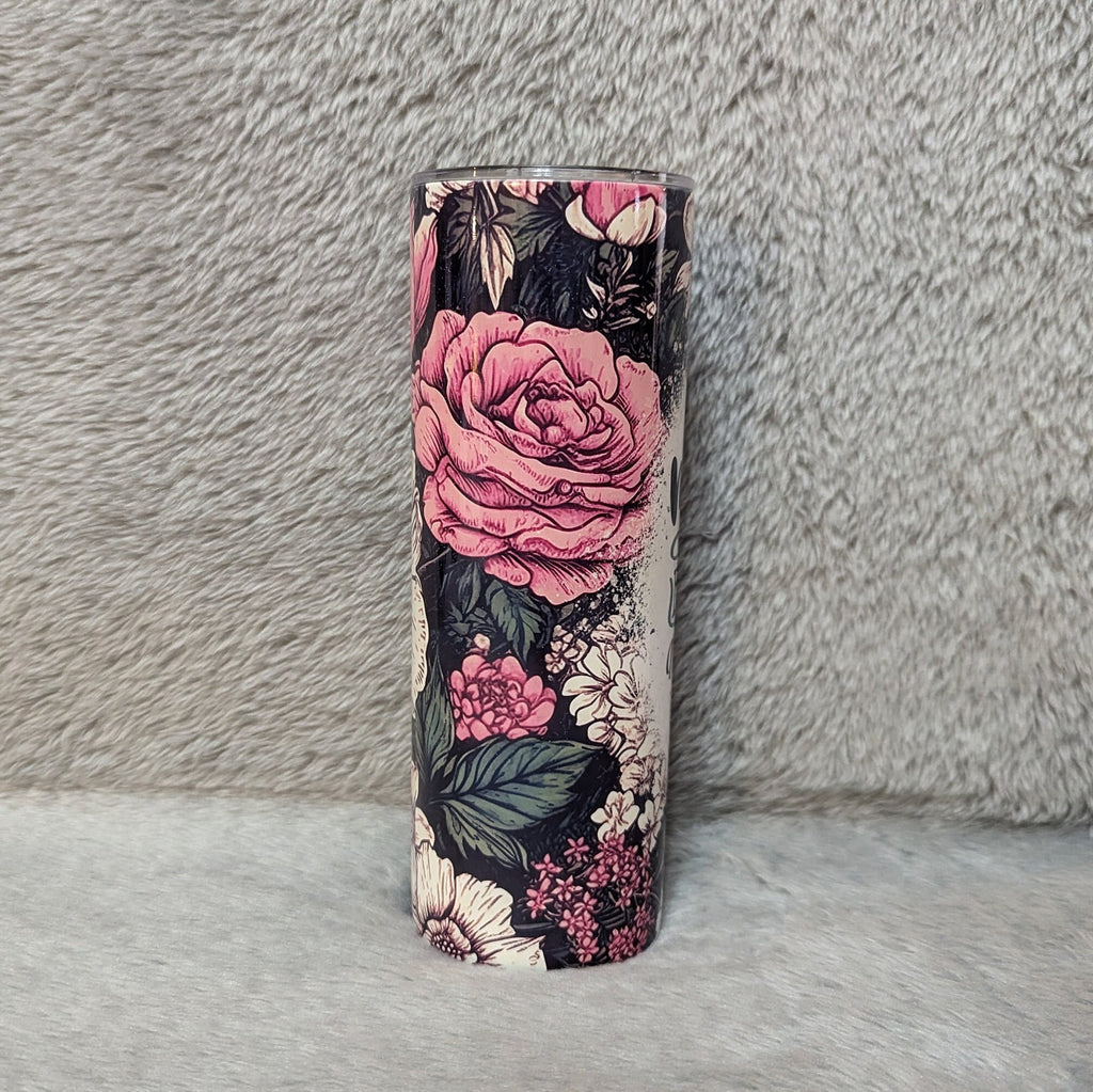 Mom Is A Blessing That No One Can Replace Tumbler 20oz With Reusable Straw, Can Be Personalized