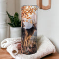 Deer Tumbler 20oz With Reusable Straw, Can Be Personalized