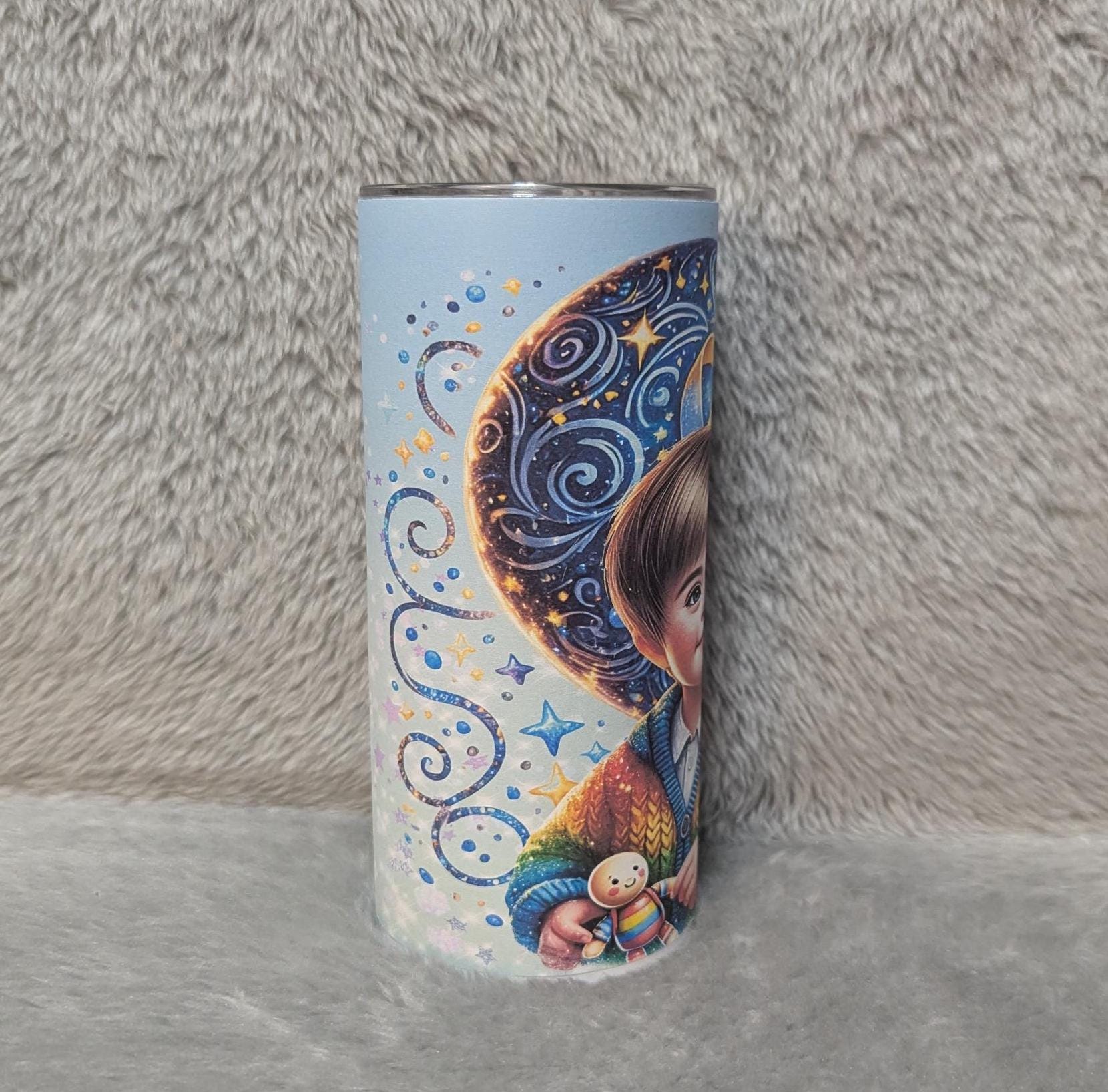 Kids Down Syndrome Awareness Tumbler 15oz With Reusable Straw, Can Be Personalized