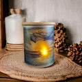 Dragonfly Candle Holder With A Battery Operated Flickering Tea Light