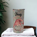 Kids Gnome Tumbler 15oz With Reusable Straw, Can Be Personalized